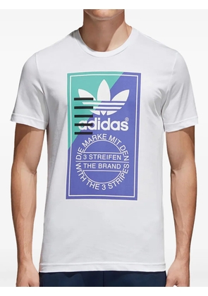 adidas graphic-print T-shirt - White