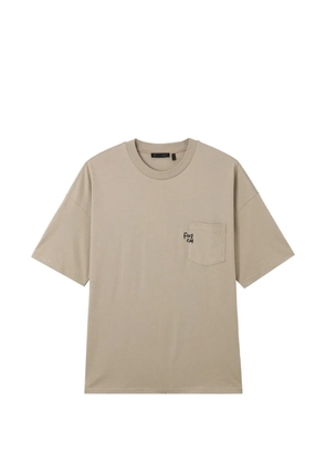 FIVE CM chest-pocket T-shirt - Neutrals