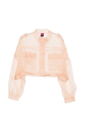 PINKO Logan Caban pocket buttoned jacket - Neutrals