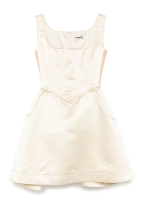 Vivetta bustier midi dress - Neutrals