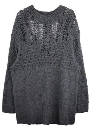 Yohji Yamamoto oversized sweatshirt - Grey