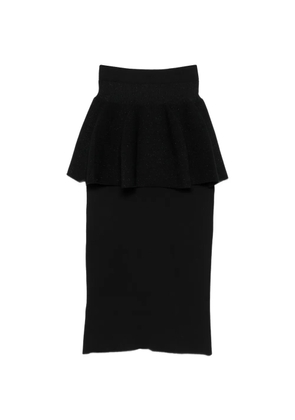 CFCL Pottery glitter layered skirt - Black