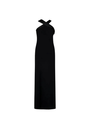 Max Mara crossover sleeveless maxi dress - Black