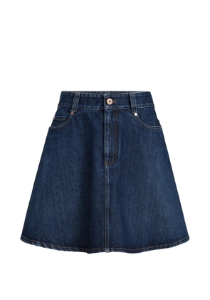 Brunello Cucinelli denim mini skirt - Blue