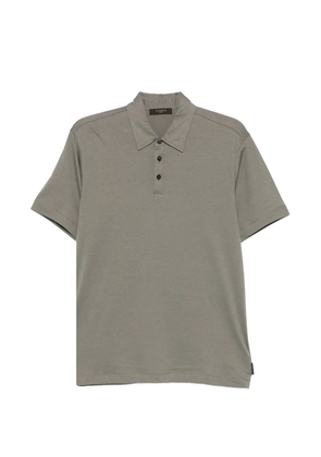 Zanone buttoned polo shirt - Grey