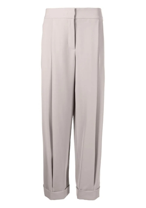 Emporio Armani pleated straight trousers - Neutrals