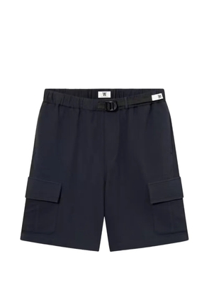 Wood Wood cargo belt shorts - Blue