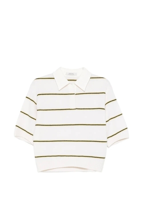 Dorothee Schumacher Sporty Statements striped polo shirt - White