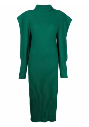Philosophy Di Lorenzo Serafini long-sleeve knitted dress - Green
