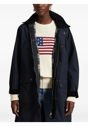 Polo Ralph Lauren corduroy-collar coat - Blue