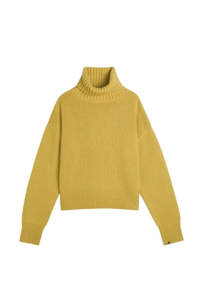 extreme cashmere roll-neck sweater - Yellow