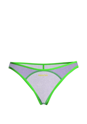 Maison Close Panorama open-back briefs - Purple
