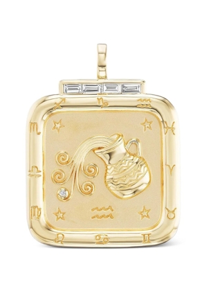 Sorellina diamond aquarius-zodiac pendant - Gold