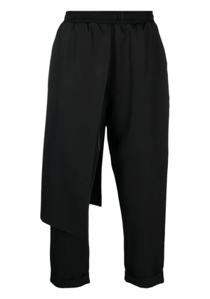 Alchemy layered cropped trousers - Black