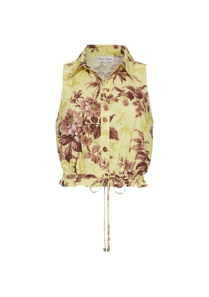 Cara Cara Hannah floral-print top - Yellow