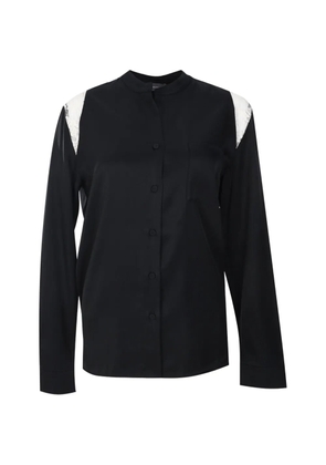 Lorena Antoniazzi collarless shirt - Black