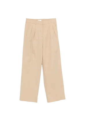 Moncler pleated trousers - Neutrals