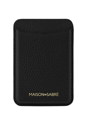 MAISON de SABRÉ leather MagSafe wallet - Black