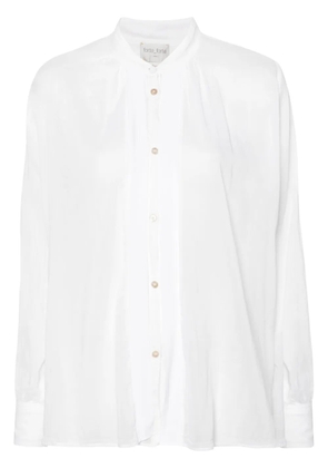 Forte Forte sheer cotton-blend shirt - White