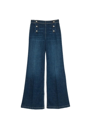 TWINSET buttoned flared jeans - Blue