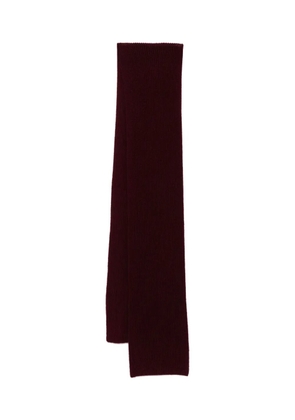 N.Peal Ribbed Scarf - Red