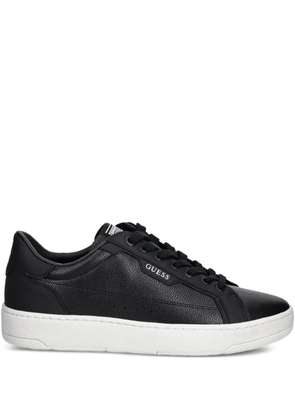 GUESS USA leather lace-up sneakers - Black