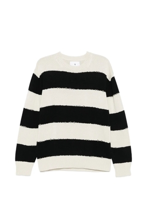 SEVEN GAUGE striped long-sleeve sweater - Grey