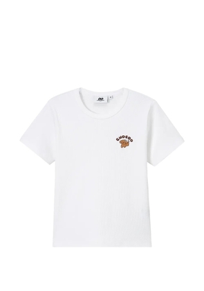 CHOCOOLATE embroidered-detail cotton T-shirt - White