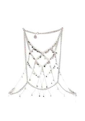 Noir Kei Ninomiya embellished harness - Silver