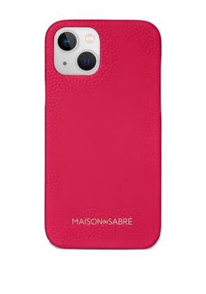 MAISON de SABRÉ Leather Phone Case (iPhone 13) - Pink