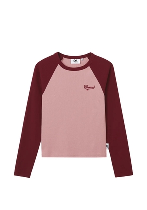 CHOCOOLATE long-sleeve ribbed T-shirt - Pink