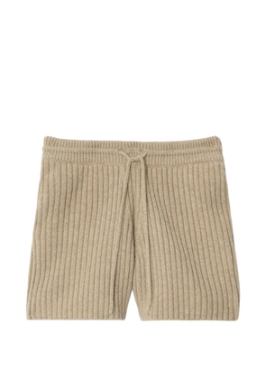 Burberry wool cashmere shorts - Neutrals