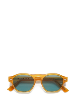 Marni Eyewear x RETROSUPERFUTURE Yunari round-frame sunglasses - Yellow