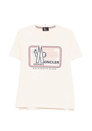 Moncler Grenoble logo-print T-shirt - Neutrals