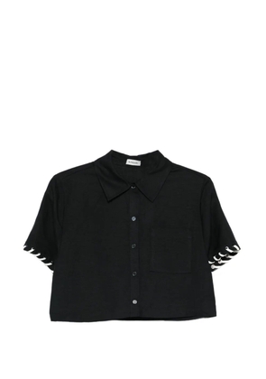 Simkhai short-sleeve chest-pocket shirt - Black
