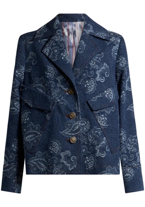 ETRO denim blazer - Blue