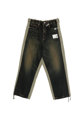 Maison MIHARA YASUHIRO elasticated-waistband trousers - Green