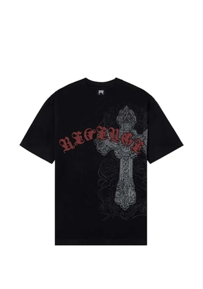 Revenge Spike Cross T-shirt - Black