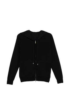 N.Peal double-faced hoodie - Black