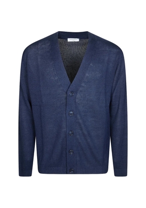 Daniele Fiesoli fine-knit cardigan - Blue