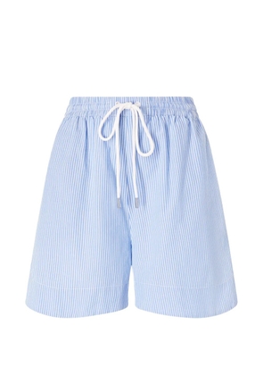 PINKO striped drawstring shorts - Blue