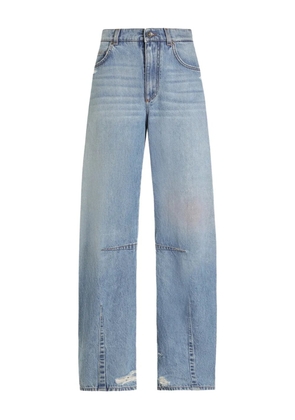 Dolce & Gabbana panel distressed jeans - Blue