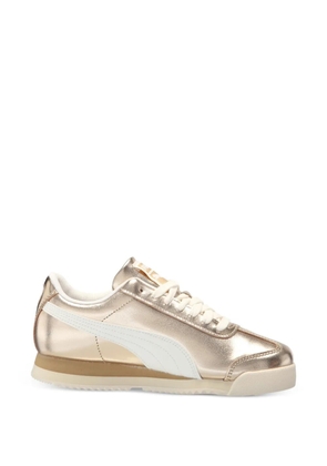 PUMA Chrome Palermo logo-detail sneakers - Gold