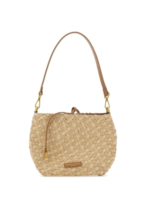 GIANNI CHIARINI Mercy interwoven shoulder bag - Neutrals