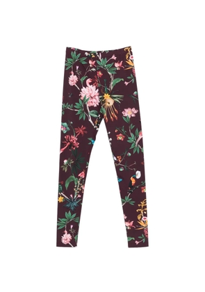 La DoubleJ floral-print leggings - Red