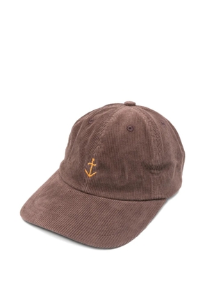 LA PAZ corduroy baseball cap - Brown
