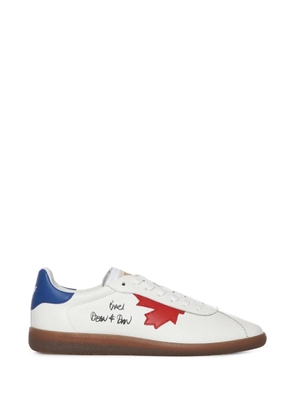 DSQUARED2 Rebels leather sneakers - White