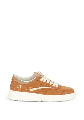 D.A.T.E. fringed leather sneakers - Brown