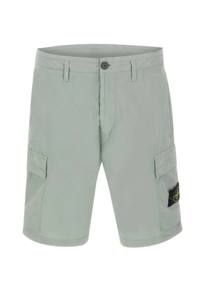 Stone Island cargo badge shorts - Green