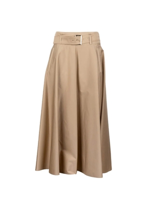 Marella belted maxi skirt - Neutrals